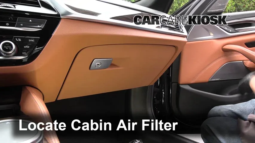 2018 BMW M550i xDrive 4.4L V8 Turbo Filtro de aire (interior)